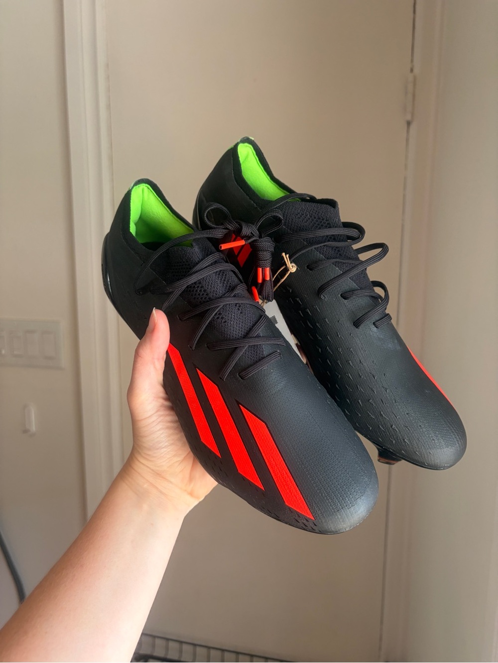 Adidas X speedportal 1 firm ground Black Soccer Cleats